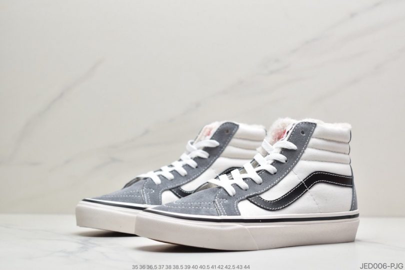 高帮, 安纳海姆, 加绒, Vans - 万斯VANS SK8—HI 高帮加绒系列板鞋ID:JED006-PJG