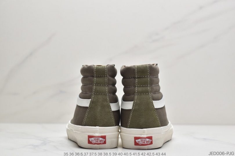 联名, Vans, Sk8-Hi - 万斯WTAPS x Vans Vault Sk8-Hi 西山彻联名军事风橄榄绿高帮板鞋