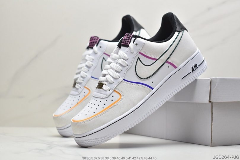 高帮, FORCE 1, Air Force 1, 3M反光 - 耐克 Air Force 1 ‘07 "Day of the Dead" 空军高帮灵亡节 CT1138-103