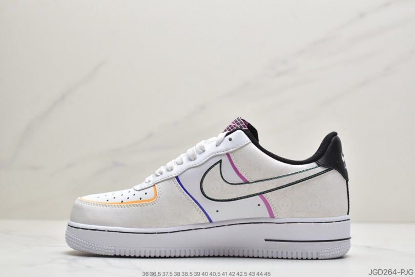 高帮, FORCE 1, Air Force 1, 3M反光 - 耐克 Air Force 1 ‘07 "Day of the Dead" 空军高帮灵亡节 CT1138-103