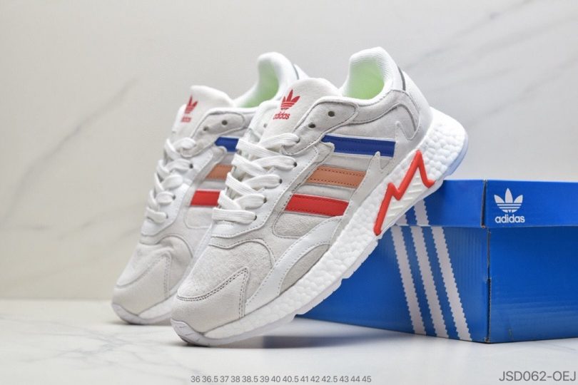 运动鞋, Boost, Adidas - 阿迪达斯三叶草TRESCRUN跑鞋货号:EG7111 ID:JSD062-OZZ