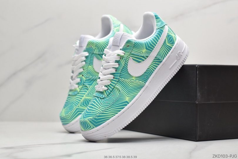 运动板鞋, 板鞋, Nike Air Force 1, Nike Air, NIKE, FORCE 1, Air Force 1 - 耐克 Nike Air Force 1 07 WB "军绿" 经典百搭休闲运动板鞋ID:ZKD103-PJG