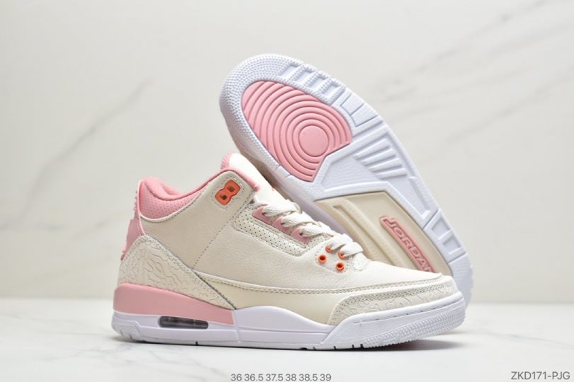 篮球鞋, 文化篮球鞋, Orange, Jordan, AJ3, Air Jordan 3 Retro, Air Jordan 3, Air Jordan - Air Jordan 3 Retro SE WHITE ORANGE 白黄水泥 AJ3复古休闲运动文化篮球鞋