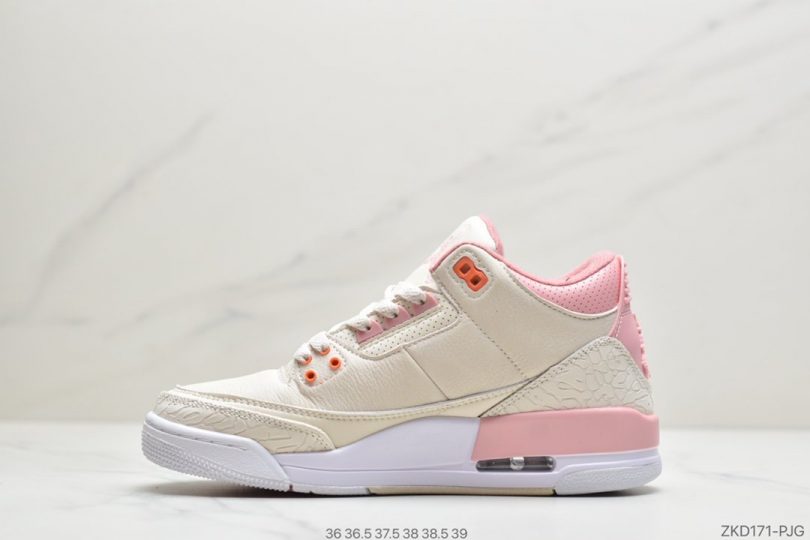 篮球鞋, 文化篮球鞋, Orange, Jordan, AJ3, Air Jordan 3 Retro, Air Jordan 3, Air Jordan - Air Jordan 3 Retro SE WHITE ORANGE 白黄水泥 AJ3复古休闲运动文化篮球鞋
