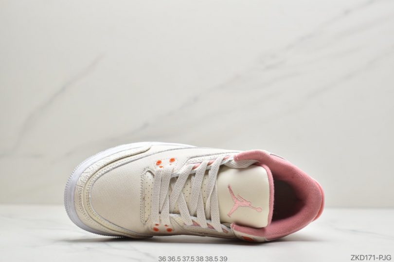 篮球鞋, 文化篮球鞋, Orange, Jordan, AJ3, Air Jordan 3 Retro, Air Jordan 3, Air Jordan - Air Jordan 3 Retro SE WHITE ORANGE 白黄水泥 AJ3复古休闲运动文化篮球鞋