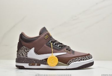 Air Jordan 3 SE Denim”倒钩卡其棕”AJ3 乔3实战篮球鞋