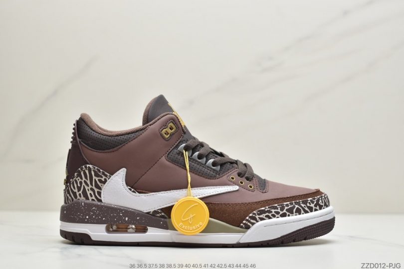 Jordan, AJ3, Air Jordan 3 SE Denim, Air Jordan 3, Air Jordan - Air Jordan 3 SE Denim"倒钩卡其棕"AJ3 乔3实战篮球鞋