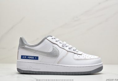 耐克NIKE 空军 Air force1 LOW “labei maker”白蓝配色，内置Solo蜂窝气垫