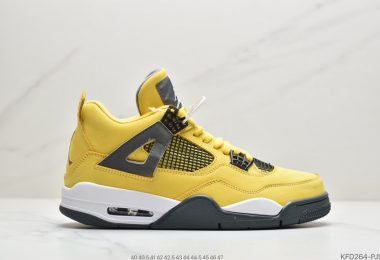 AJ4 电母 Air Jordan 4 “Lightning” 官方 2018 年底回归 独家率先出货 柠檬黄电母篮球鞋