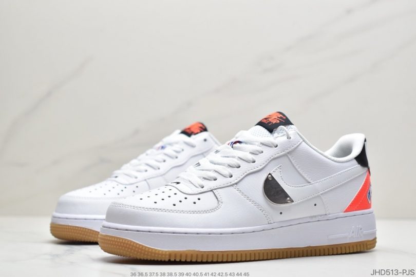 运动板鞋, 空军一号, 板鞋, Nike Air Force 1 Low, Nike Air Force 1, Nike Air, NIKE, Air Force 1 - 内置全掌air sole气垫# 耐克 Nike Air Force 1 Low “NBA” Pack 黑白生胶 空军一号低帮百搭休闲运动板鞋