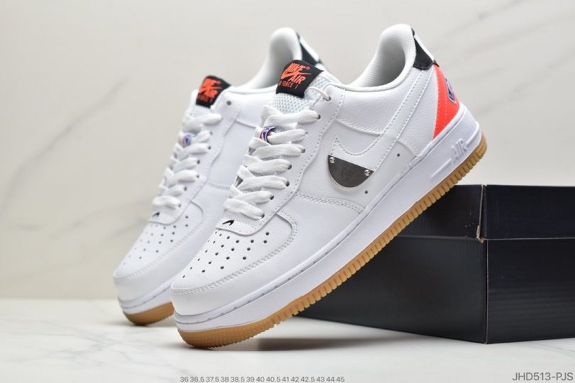 运动板鞋, 空军一号, 板鞋, Nike Air Force 1 Low, Nike Air Force 1, Nike Air, NIKE, Air Force 1 - 内置全掌air sole气垫# 耐克 Nike Air Force 1 Low “NBA” Pack 黑白生胶 空军一号低帮百搭休闲运动板鞋