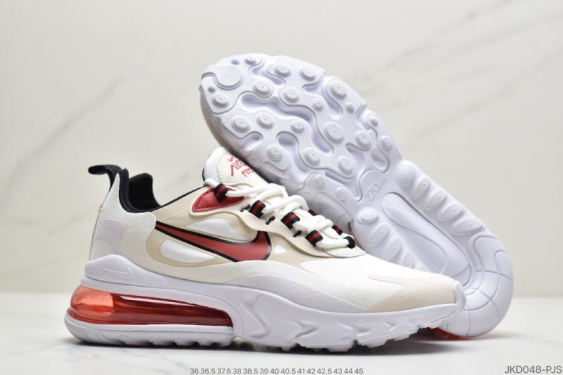 跑鞋, React, Nike Air Max 270, Nike Air Max, Nike Air, Max 270, Air Max 270 React, Air Max - 耐克Nike Air Max 270 React SE"Light Orewood Brown"270瑞亚赛车系列后半掌气垫百搭运动慢跑鞋ID：JKD048-PJS