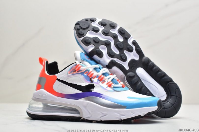 跑鞋, React, Nike Air Max 270, Nike Air Max, Nike Air, Max 270, Air Max 270 React, Air Max - 耐克Nike Air Max 270 React SE"Light Orewood Brown"270瑞亚赛车系列后半掌气垫百搭运动慢跑鞋ID：JKD048-PJS