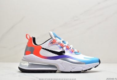 耐克Nike Air Max 270 React SE”Light Orewood Brown”270瑞亚赛车系列后半掌气垫百搭运动慢跑鞋ID：JKD048-PJS