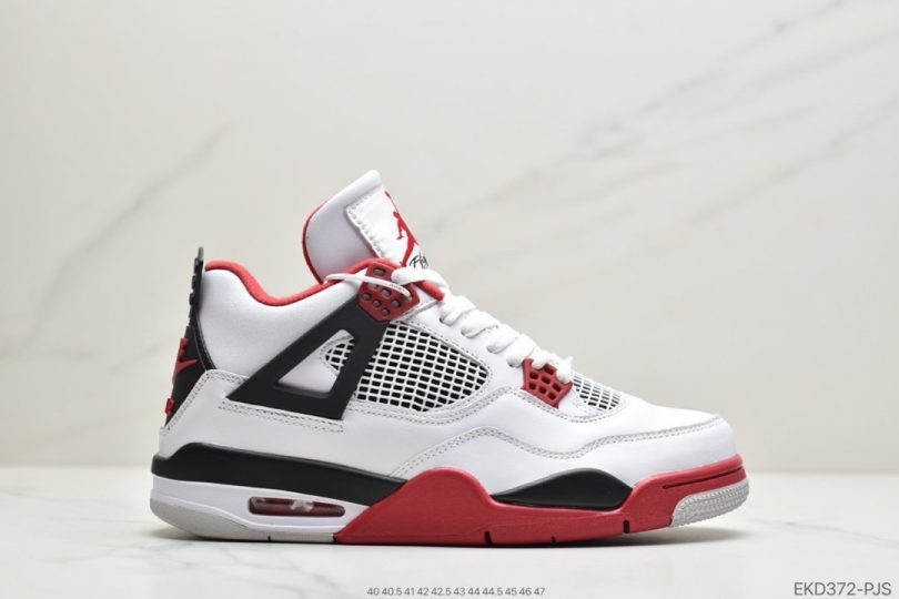 Jordan, Fire Red, Air Jordan 4, Air Jordan - 乔丹 Air Jordan 4 “Fire Red” AJ4代 火焰红 元年版本篮球鞋EKD372-PJS