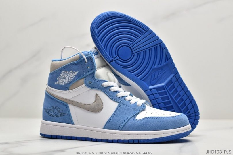 北卡蓝, Swoosh, Midnight Navy, Jordan, Air Jordan 1, Air Jordan - 乔丹Air Jordan 1 “Midnight Navy”午夜北卡蓝篮球鞋