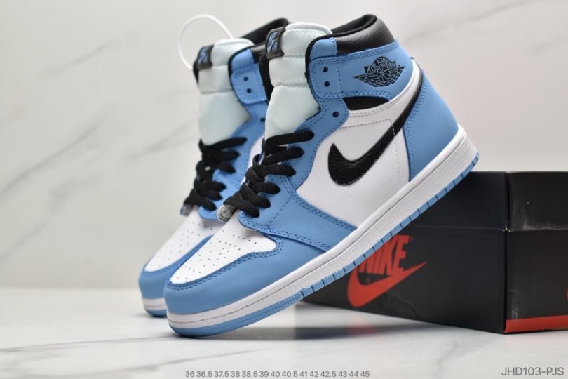 北卡蓝, Swoosh, Midnight Navy, Jordan, Air Jordan 1, Air Jordan - 乔丹Air Jordan 1 “Midnight Navy”午夜北卡蓝篮球鞋