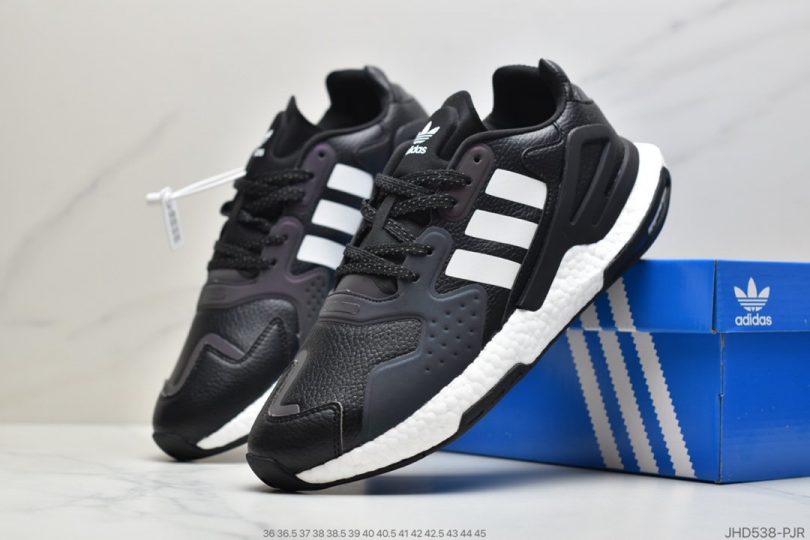 运动跑鞋, 跑鞋, Originals, Boost 2020, Boost, Adidas - 阿迪达斯adidas三叶草 Originals 2020 Day Jogger Boost 2020版慢跑者系列皮面高弹复古休闲运动跑鞋