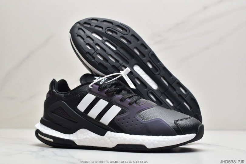 运动跑鞋, 跑鞋, Originals, Boost 2020, Boost, Adidas - 阿迪达斯adidas三叶草 Originals 2020 Day Jogger Boost 2020版慢跑者系列皮面高弹复古休闲运动跑鞋