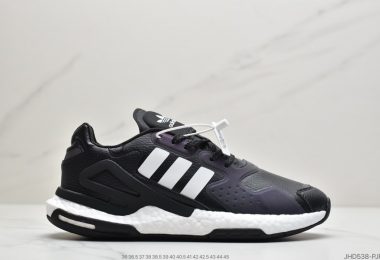 阿迪达斯adidas三叶草 Originals 2020 Day Jogger Boost 2020版慢跑者系列皮面高弹复古休闲运动跑鞋