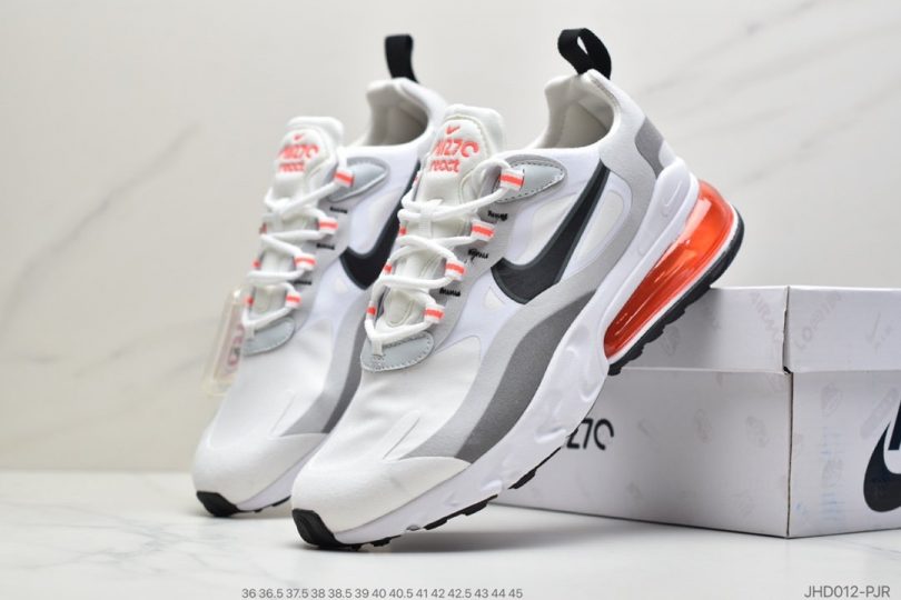 跑鞋, 半掌气垫, React, Nike Air Max, Nike Air, Max 270, Air Max 270 React, Air Max - 耐克Nike Air Max 270 React SE"Light Orewood Brown"270瑞亚赛车系列后半掌气垫百搭运动慢跑鞋ID:JHD012-PJR