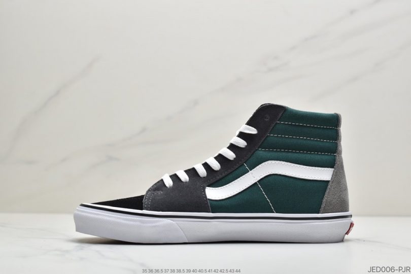 高帮, 板鞋, Vans SK8-Hi, Vans - 万斯Vans SK8-Hi 秋冬新款 拼接撞色 高帮职业滑板鞋ID:JED006-PJR