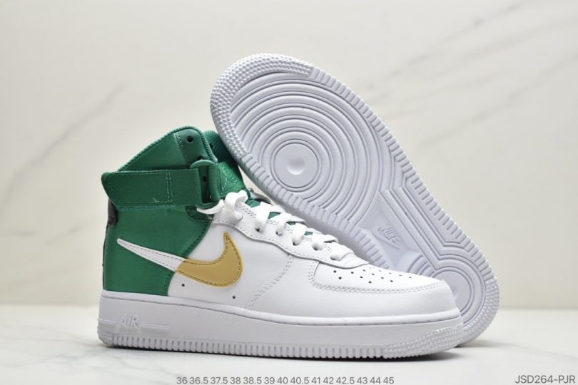 高帮, 空军一号, 板鞋, Nike Air Force 1, Nike Air, NIKE, LV8, Air Force 1 - 耐克Nike Air Force 1 High '07 LV8 NBA'White/Celtics Green'空军一号经典高帮百搭休闲运动板鞋