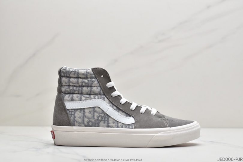 高帮, 迪奥联名, 联名, Vans SK8-Hi, Vans, Dior - Dior x Vans SK8-Hi 迪奥联名 高帮来袭 高级灰色刺绣CD重影 惊艳来袭 Dior近期联名不断