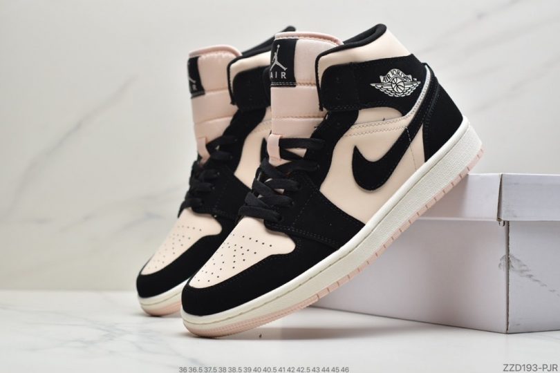 Swoosh, Orange, Jordan, Aj1, Air Jordan 1 Mid, Air Jordan 1, Air Jordan - Air Jordan 1 Mid WMNS Orange"秋天的奶茶 中帮篮球鞋