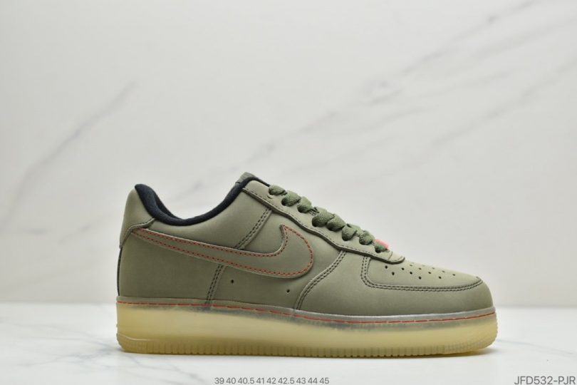 运动板鞋, 板鞋, Nike Air Force 1, Nike Air, NIKE, FORCE 1, Air Force 1 - 耐克 Nike Air Force 1 07 WB "军绿" 经典百搭休闲运动板鞋ID:JFD532-PJR