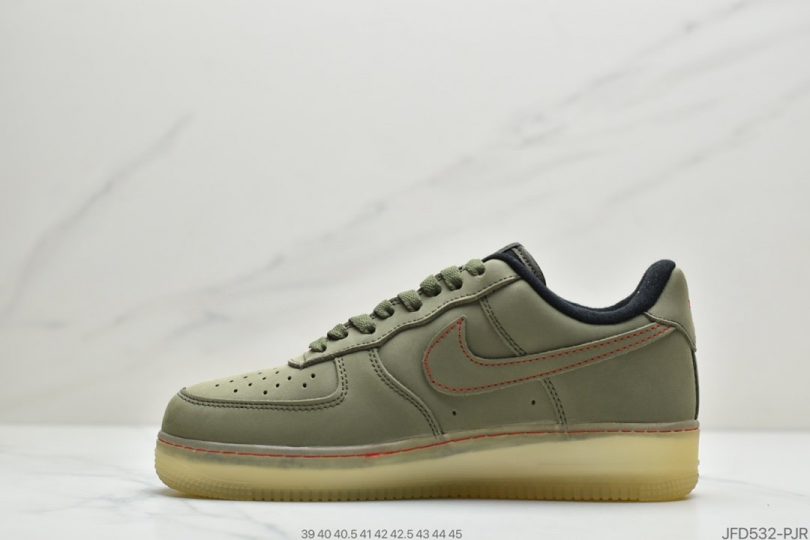 运动板鞋, 板鞋, Nike Air Force 1, Nike Air, NIKE, FORCE 1, Air Force 1 - 耐克 Nike Air Force 1 07 WB "军绿" 经典百搭休闲运动板鞋ID:JFD532-PJR