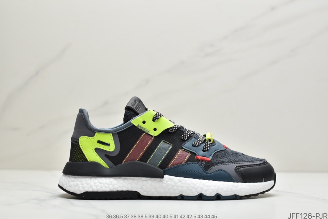 阿迪达斯 Adidas Nite Jogger 2020 Boost 夜行者 复古休闲百搭运动跑鞋 2008WZYFEI