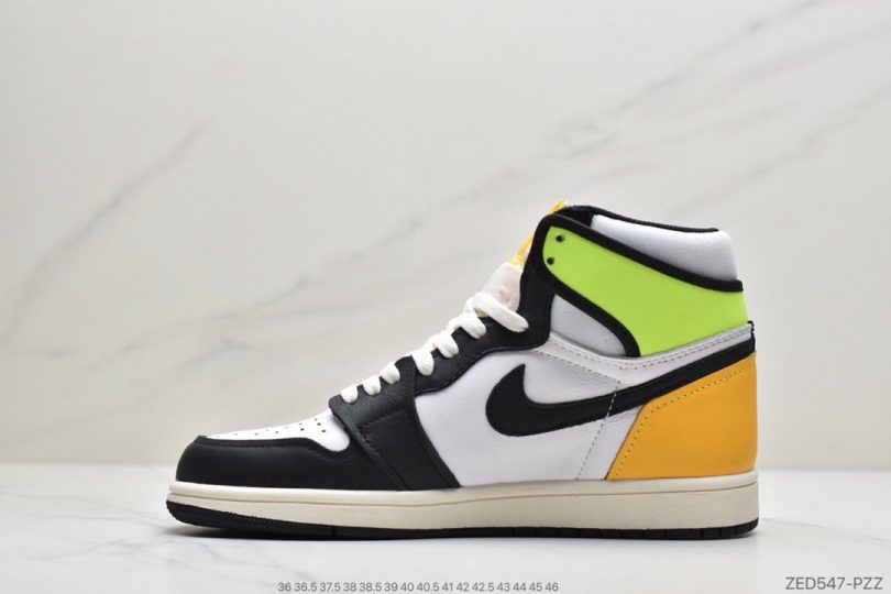 Volt Gold, Jordan, HIGH, AIR JORDAN 1 HIGH OG, Air Jordan 1, Air Jordan - 乔丹Air Jordan 1 High OG “Volt Gold”荧光黄黑脚趾 AJ1中帮篮球鞋