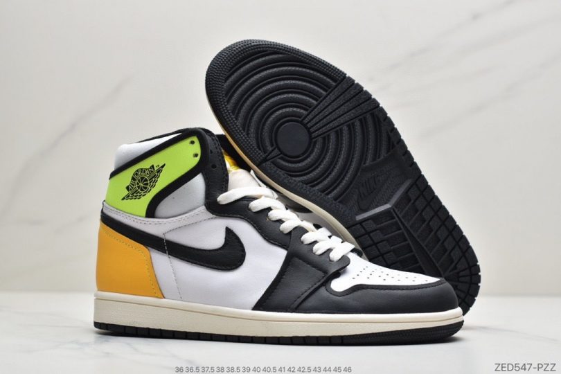 Volt Gold, Jordan, HIGH, AIR JORDAN 1 HIGH OG, Air Jordan 1, Air Jordan - 乔丹Air Jordan 1 High OG “Volt Gold”荧光黄黑脚趾 AJ1中帮篮球鞋