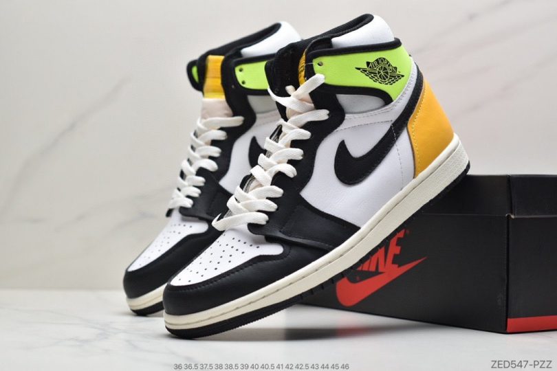 Volt Gold, Jordan, HIGH, AIR JORDAN 1 HIGH OG, Air Jordan 1, Air Jordan - 乔丹Air Jordan 1 High OG “Volt Gold”荧光黄黑脚趾 AJ1中帮篮球鞋