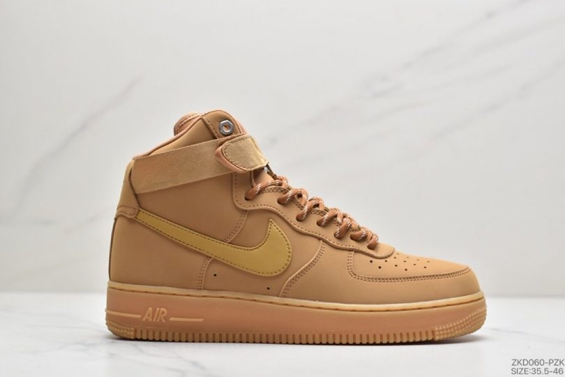 高帮, 运动板鞋, 空军一号, Swoosh, Nike Air Force 1, Nike Air, LV8, AF1 - 耐克Nike Air Force 1 High '07 LV8"Wheat / Flax"空军一号经典高帮皮革皮百搭休闲运动板鞋