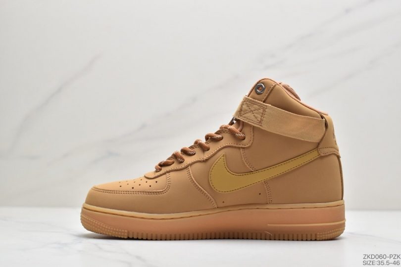 高帮, 运动板鞋, 空军一号, Swoosh, Nike Air Force 1, Nike Air, LV8, AF1 - 耐克Nike Air Force 1 High '07 LV8"Wheat / Flax"空军一号经典高帮皮革皮百搭休闲运动板鞋