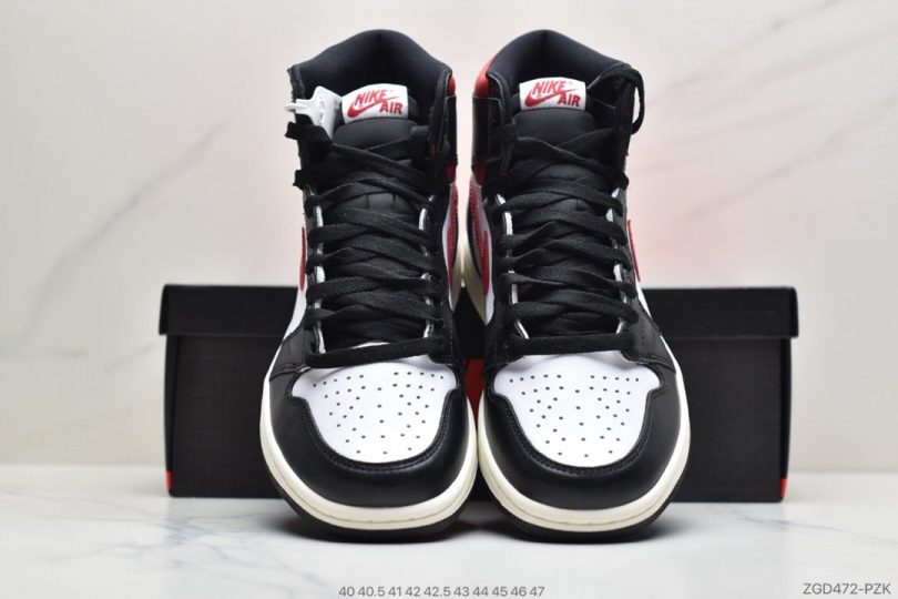 红钩黑脚趾, 篮球鞋, Jordan, Gym Red, Black, Air Jordan 1, Air Jordan - Air Jordan 1 Retro "Black Gym Red"红钩黑脚趾2019款 中帮篮球鞋