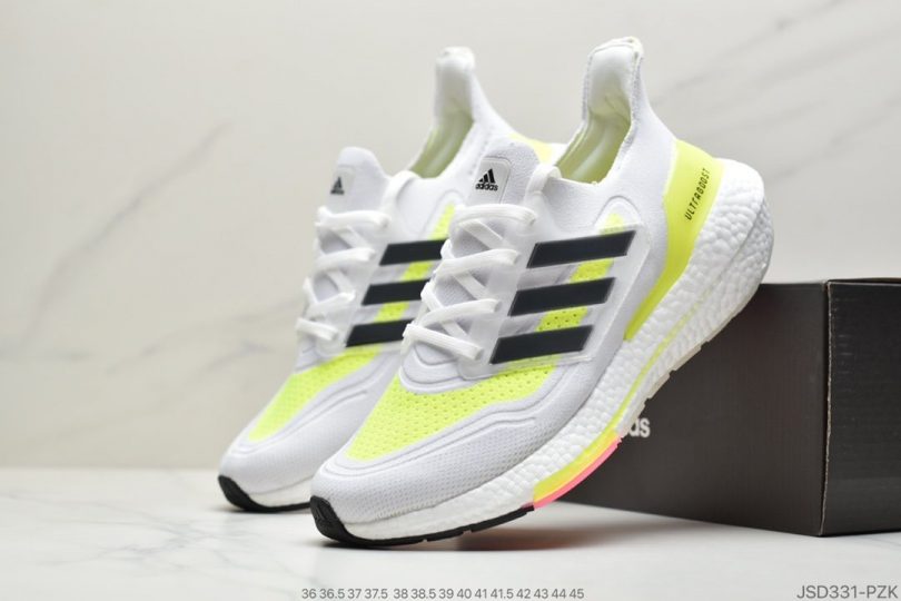 跑步鞋, 爆米花, Ultra Boost UB21, Ultra Boost, Boost, Adidas - UB 21Adidas 阿迪达斯 Ultra Boost UB21 超弹力爆米花中底休闲跑步鞋