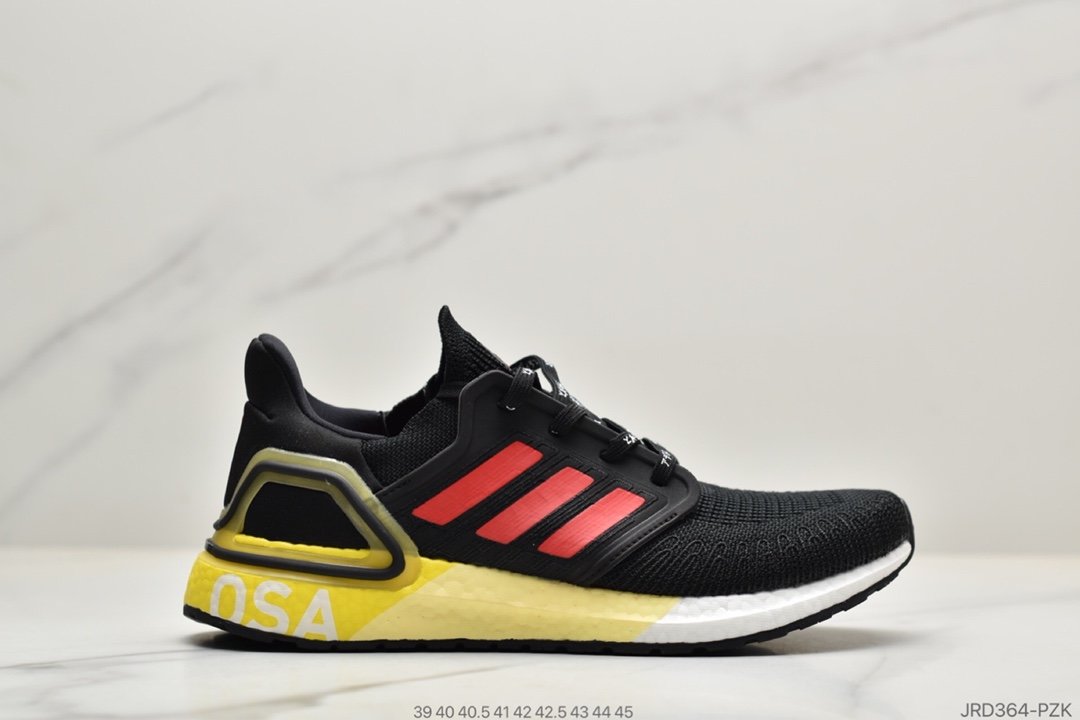 Adidas Ultra Boost 20 2020新作 特别联名UB6.0系列 超弹力全掌爆米花 运动休闲跑步鞋