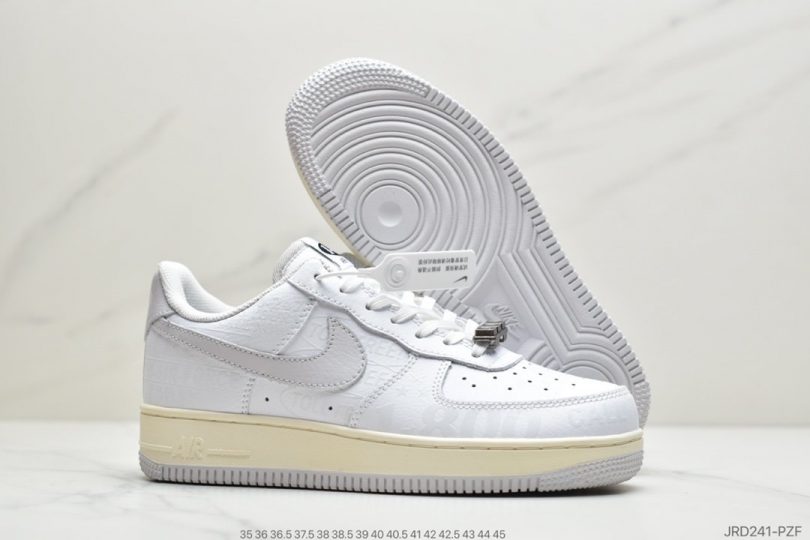 空军一号, Premium, Nike Air Force 1, Nike Air, NIKE, FORCE 1, Air Force 1, 3M反光 - 耐克Nike Air Force 1 '07 Premium "Toll Free"白灰 空军一号板鞋