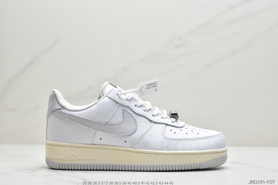 耐克Nike Air Force 1 ’07 Premium “Toll Free”白灰 空军一号板鞋