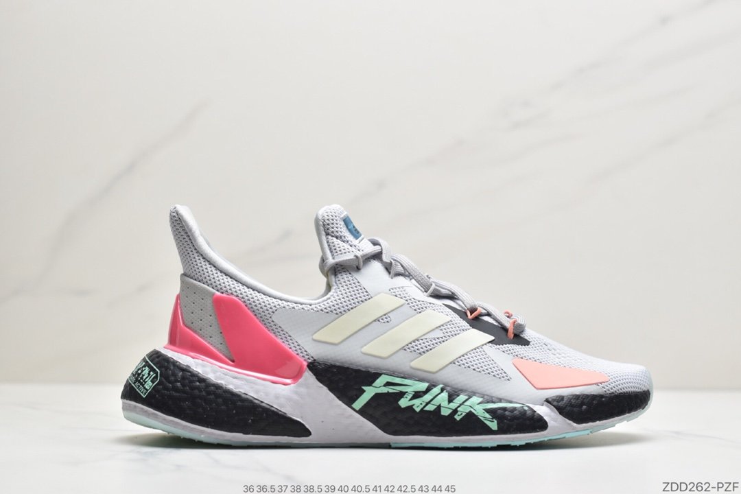 阿迪达斯  Adidas X9000L4 Boost 阿迪新款复古爆米花跑鞋ID:ZDD262-PZF