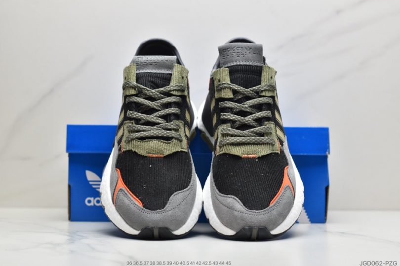 跑鞋, 爆米花, 夜行者, 复古跑鞋, Nite Jogger, Boost, Adidas - Adidas 阿迪达斯Nite Jogger Boost 夜行者 爆米花大底复古跑鞋