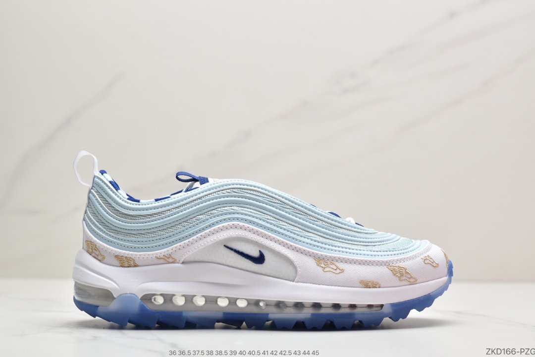 耐克 Air Max 97 美国公开赛 ‘Wing it’ 蓝色高尔夫鞋休闲运动鞋