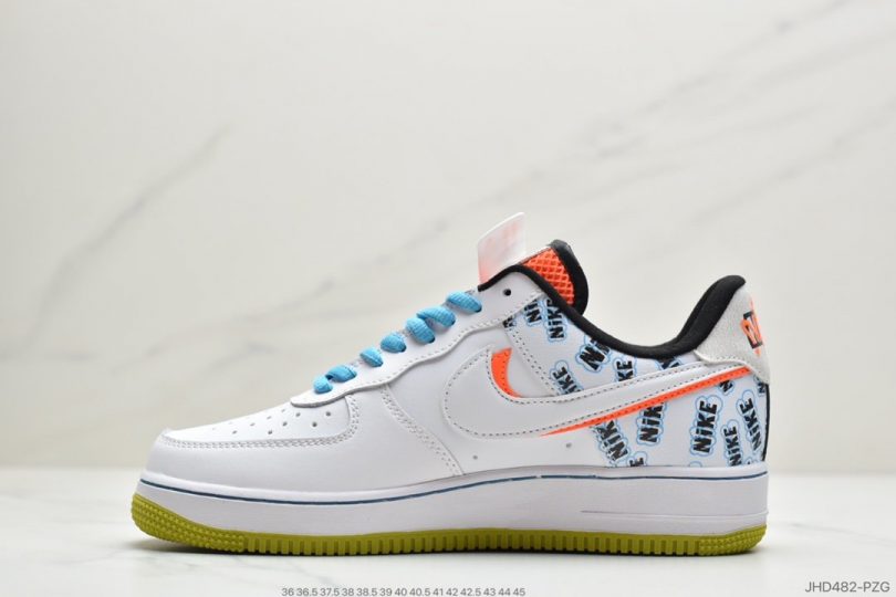 运动板鞋, 空军一号, 板鞋, Nike Air Force 1, Nike Air, NIKE, FORCE 1, Air Force 1 - 耐克Nike Air Force 1 （PS）空军一号经典低帮百搭休闲运动板鞋ID：JHD482-PZG