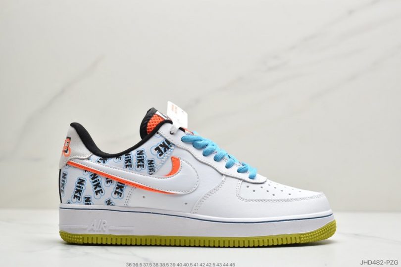 运动板鞋, 空军一号, 板鞋, Nike Air Force 1, Nike Air, NIKE, FORCE 1, Air Force 1 - 耐克Nike Air Force 1 （PS）空军一号经典低帮百搭休闲运动板鞋ID：JHD482-PZG