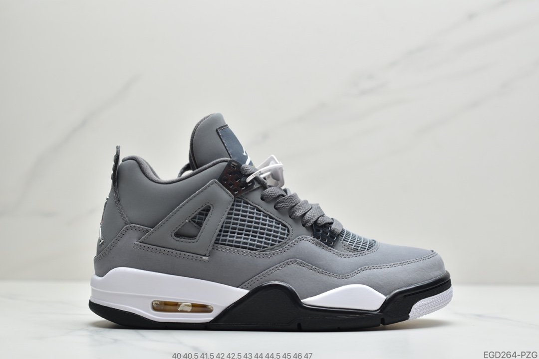 乔丹 Air Jordan 4 RrtroCool Grey 灰老鼠篮球鞋ID:EGD264-PZG