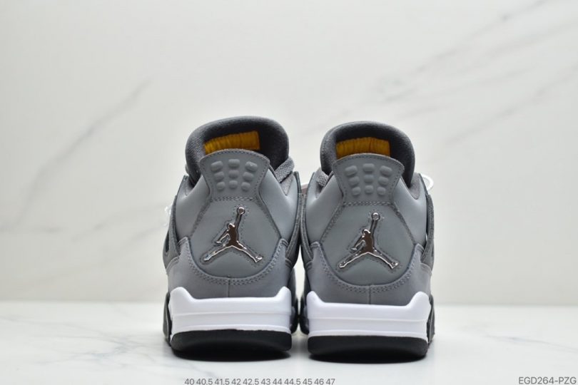 篮球鞋, Jordan, Cool Grey, Air Jordan 4, Air Jordan - 乔丹 Air Jordan 4 RrtroCool Grey 灰老鼠篮球鞋ID:EGD264-PZG