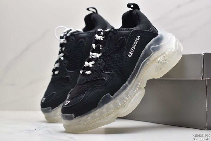 跑鞋, 巴黎世家, 复古跑鞋, Balenciaga - Balenciaga TriPle S 巴黎世家气垫底复古跑鞋ID:KJD435-PZG